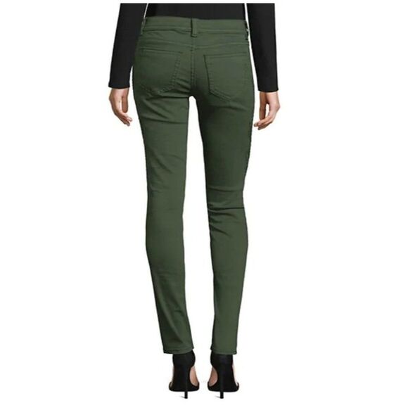 $100 Hunter Green Skinny Jeans Miss Me NWT - Picture 2 of 11